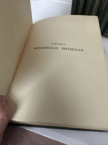 Virtue's Household Physician Vols 1-5 ed. Warren Virtue & Co Lon 1927 - Bild 4 von 15
