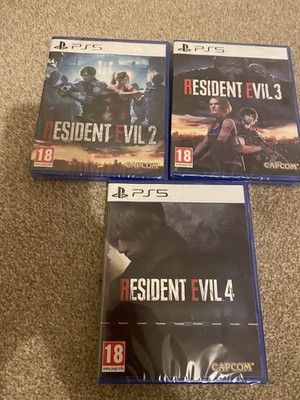 Resident Evil PS5 Bundle 2, 3 und 4 Remakes ALLE Brandneu Sealed