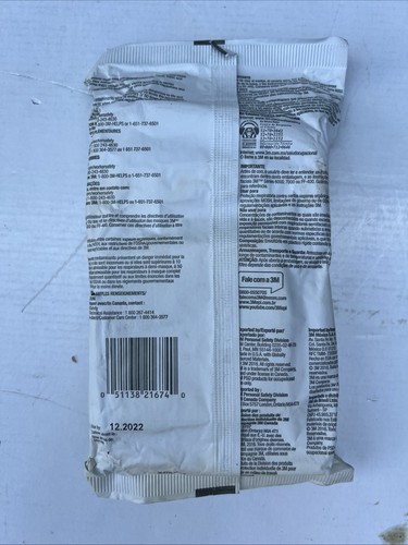 6 Packungen 3M 6001 Ersatz-Atemschutzpatronenfilter für organische Dampf - gerissen - Bild 3 von 4