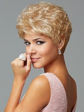 Gabor Acclaim Wig G13+ Cappuccino Mist Color Average by Hairuwear Extended Nape