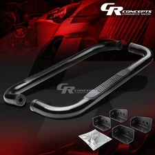 BLACK 3" SIDE STEP NERF BOARD FOR 00-19 CHEVY/GMC SILVERADO/SIERRA REGULAR CAB