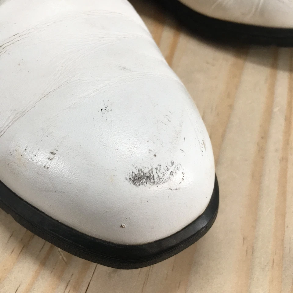 Botines de golf Nike Air para mujer 8 blancos marrones Oxford con cordones de cuero atléticos 010709 Foto 4 de 4