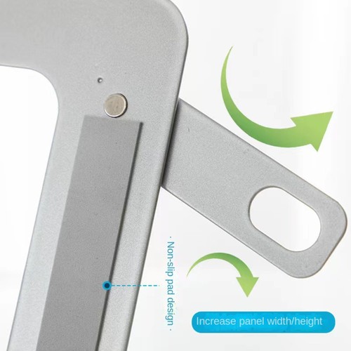 Support métal multi-angle métal hauteur levage libre support pour ordinateur portable - Photo 9/15
