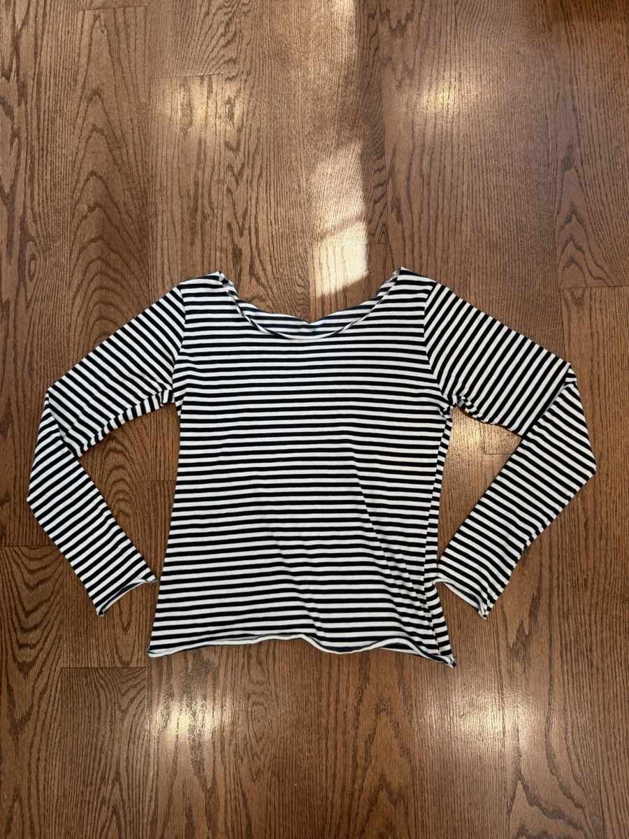 Boat Neck Striped Tops for Women for sale | eBay