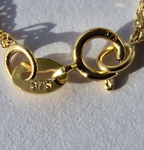 9 ct Gold Chain Necklace Twisted Singapore - 20inch - 0.8mm - Picture 12 of 14