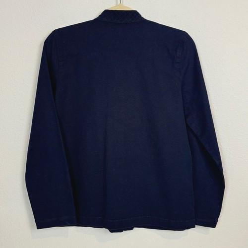 Übergangsjacke Eileen Fisher Navy Organic Cotton XS - Bild 4 von 8