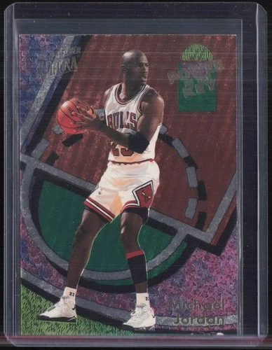 1993 Fleer Ultra Power In The Key #2 Michael Jordan