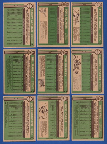 1976 OPC O PEE CHEE TOPPS 529-660 MLB BASEBALL CARD + ERROR & VARIATION SEE LIST - Picture 241 of 253