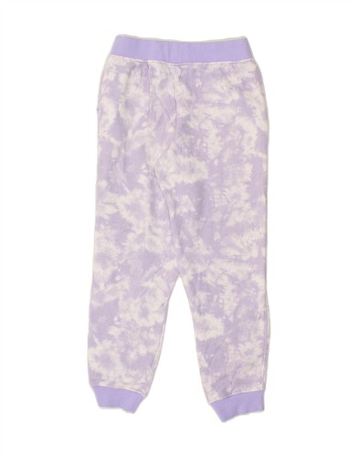 CHAMPION Girls Tracksuit Trousers Joggers 11-12 Years Large Purple Tie Dye FS06 - Picture 2 of 3