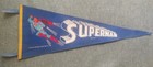 ❤ SUPERMAN PENNANT 1966 FLAG Original SILVER AGE DC Comics BANNER James Gunn 33"