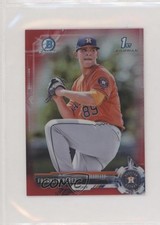 2017 Bowman Chrome Minis Prospects Red Refractor /10 Franklin Perez #BCP221