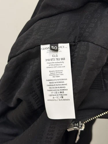 Versace Versus Mens Bomber Jacket Size 50 image 15