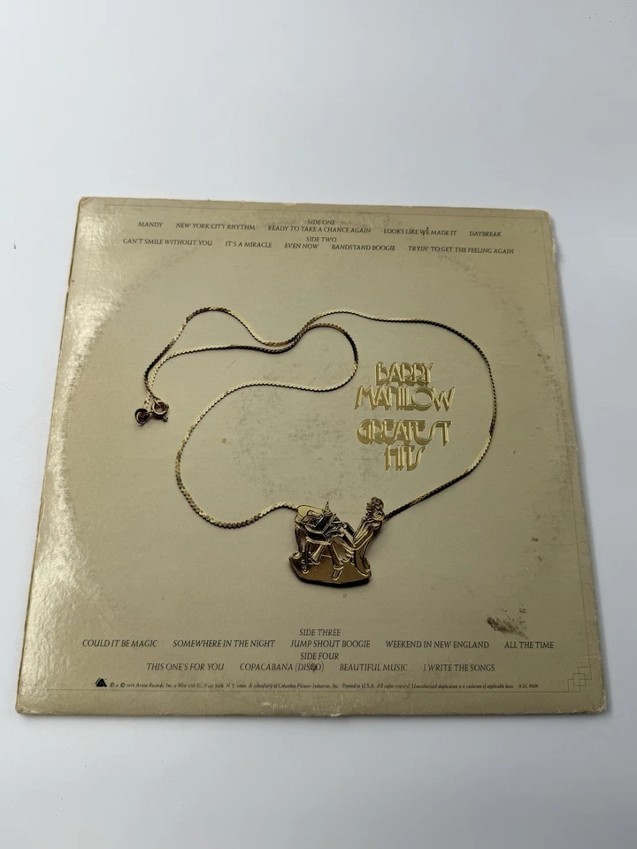 Barry Manilow Greatest Hits 1978 Vinyl Double Records Terre Haute Pressing VG+ - Image 3 of 4