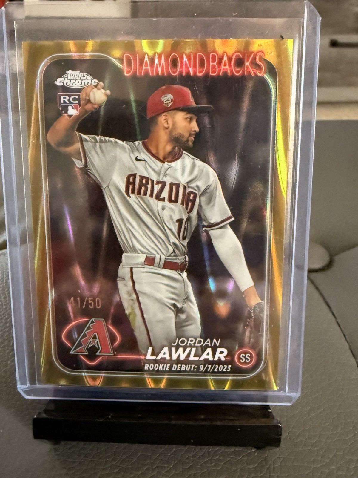 2024 Topps Chrome Update  Sapphire Edition - Jordan Lawlar #USCS41 Gold /50 (RC)