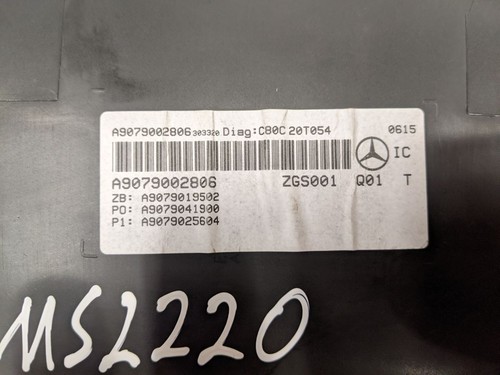 MERCEDES SPRINTER W907/W910 SPEEDOMETER CLUSTER A9079002806 - Picture 4 of 5