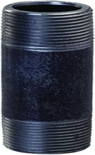 Everflow Steel Nipple, 3-1/2" x 4", Schedule 40, Welded, Black Finish