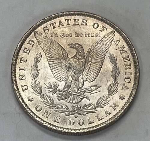 Dólar de plata Morgan 1883-O blanco brillante sin circular - Imagen 2 de 2