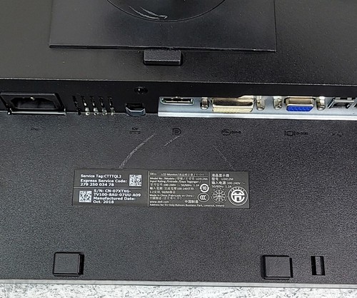 DELL U2412MC 24" LCD Monitor GRADE B VGA DVI SEE NOTES - Picture 7 of 7