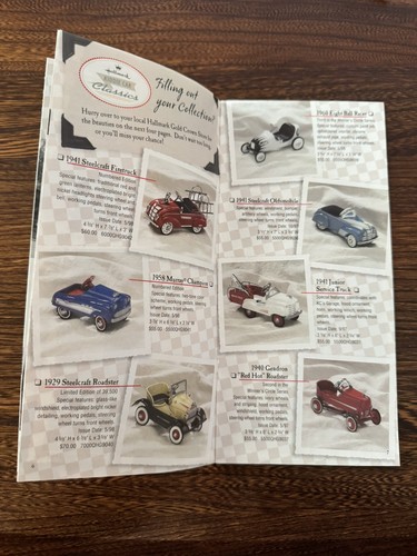 Hallmark 1998 Kiddie Car Classics Prospekt / Broschüre. Top Zustand. - Bild 5 von 13