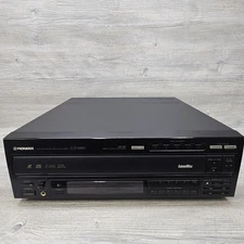 Pioneer CLD-M90 LaserDisc CDV LD Player 5-Disc CD Changer Not Working For Parts