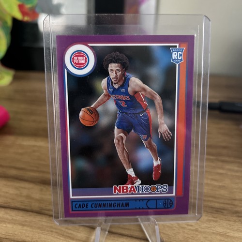 2021-22 Panini NBA Hoops - Rookies Cade Cunningham #201 Purple (RC)