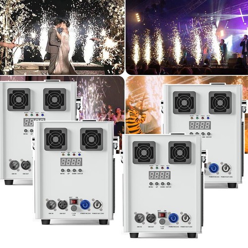 700W Cold Spark Machine DMX Stage Firework Machine & Flight Case For Wedding - Picture 26 of 30
