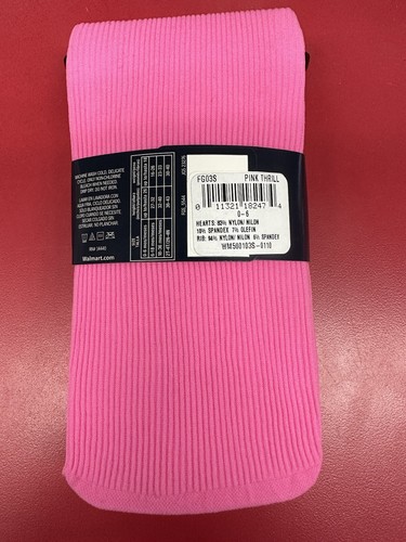 NUEVO 2 Pares de Calzas Descoloridas Gloria Moda 0-6 Meses Corazones y Diseño Rosa San Valentín - Imagen 2 de 9