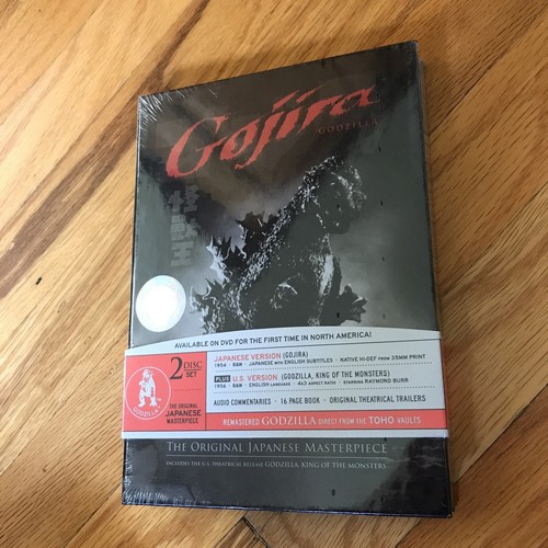 Gojira (DVD, 2006, 2-Disc Set, Original + American Versions) Godzilla New Sealed