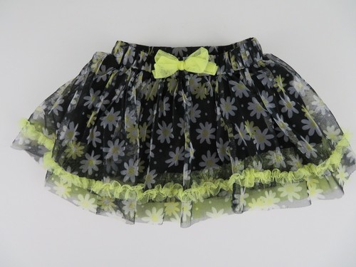 2 Faldas Bebé - 12 Meses - Wonder Nation Negro y Amarillo con Margaritas - Rosa TuTu - Imagen 2 de 13