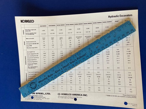 Kobelco Hydraulic Excavators Sales Brochure - Picture 2 of 2