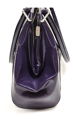 Authentic Vintage Prada Purple Patent Leather Hand Bag Purse | eBay