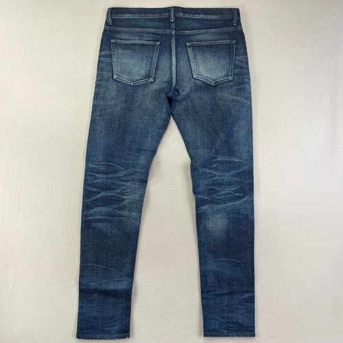 John Elliott Jeans Mens 34x32 Blue Faded Denim CAST 2 SLIM made in Japan - Picture 2 of 13