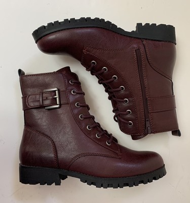 Broccoli women's combat boots Clearance