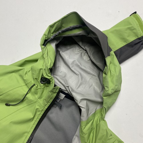 Salomon Rain Wind  Clima Jacket Green Wind Full Zip Windbreaker Coat XS - Picture 7 of 18