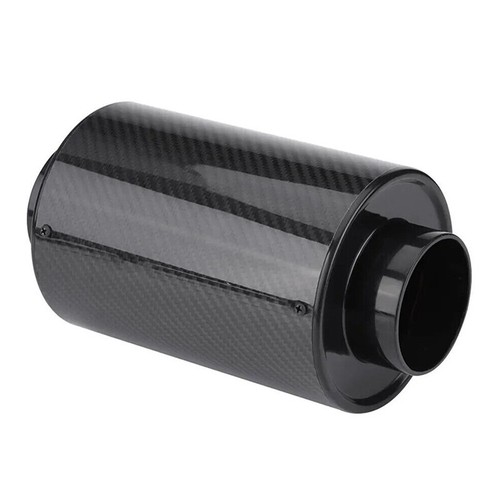 Car Carbon Fiber Cold Filter Feed Included Intake Induction Tubes Kit Universal - Picture 8 of 10