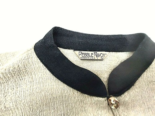 Pebble Rayon Womens Pant Suit Sz L Ebony & Ivory Collection New Without Tags - Picture 5 of 12
