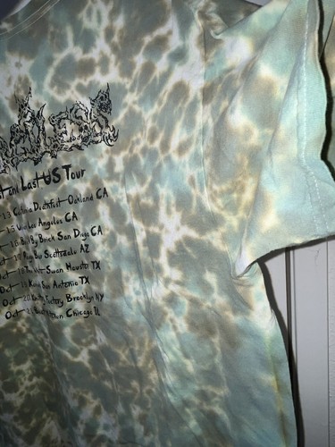 MCILESS rara maglia tie dye primo e ultimo tour XL - Foto 11 di 11
