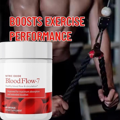 :Blood Flow-7 Nitric Oxide Pre Workout Muscle with Nitrosigine 60 Capsule - Picture 2 of 9