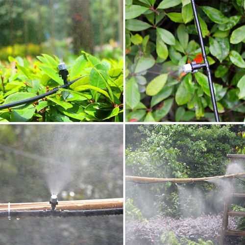 Garten Terrasse Wasser Nebel Sprüh Set Kühlsystem Kühlung Wasserzerstäuber - Bild 5 von 10