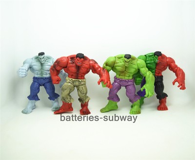 4 pcs New The Incredible Hulk Green Red legends hulk action figure 4.3/" Avengers