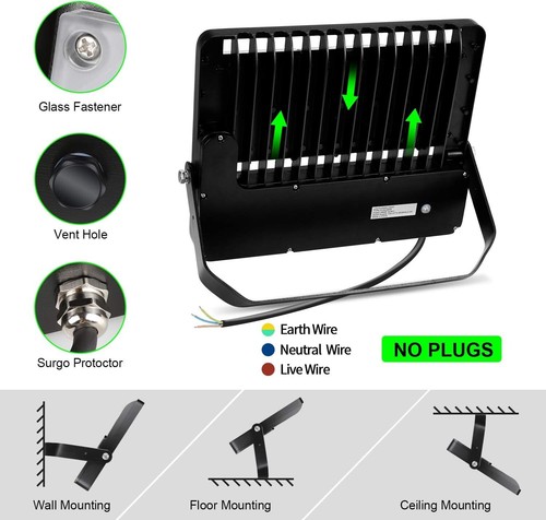 240W LED Flood Lights Outdoor, High- Brightness 36000 Lumen Stadium Lights Co... - Picture 5 of 10