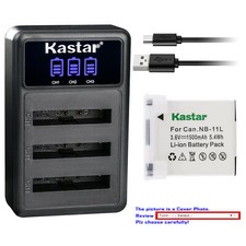 Kastar Battery Triple USB Charger for Canon NB-11L  Canon ELPH 170 IS ELPH 180