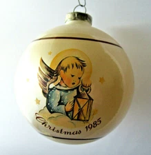 1985 Schmid Xmas Ornament Heavenly Light Inspired by Berta Hummel 12th Edition 