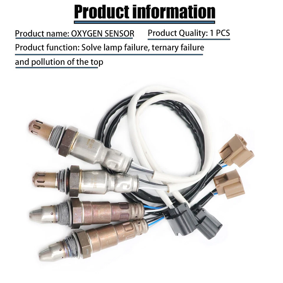 Sensor de oxígeno aguas arriba y aguas abajo 4 piezas para Nissan Pathfinder 2013-2014 3,5 L EE. UU. Foto 3 de 4