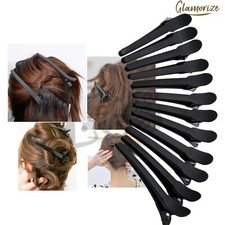 Black Sectioning Hairdressing Clips Long Hair Clips Saloon Hair Styles 