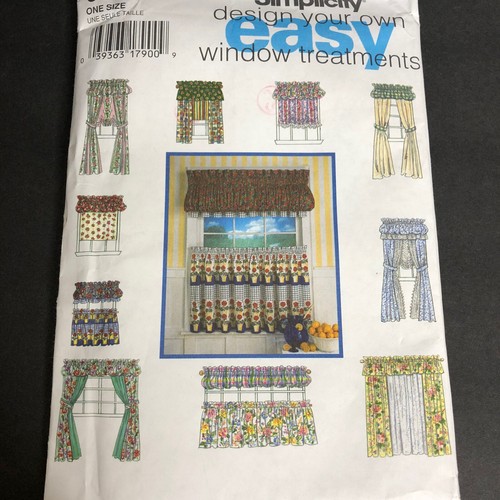 Simplicity Sewing Pattern 9532 Window Treatment Country Farmhouse UNCUT New - Picture 2 of 6