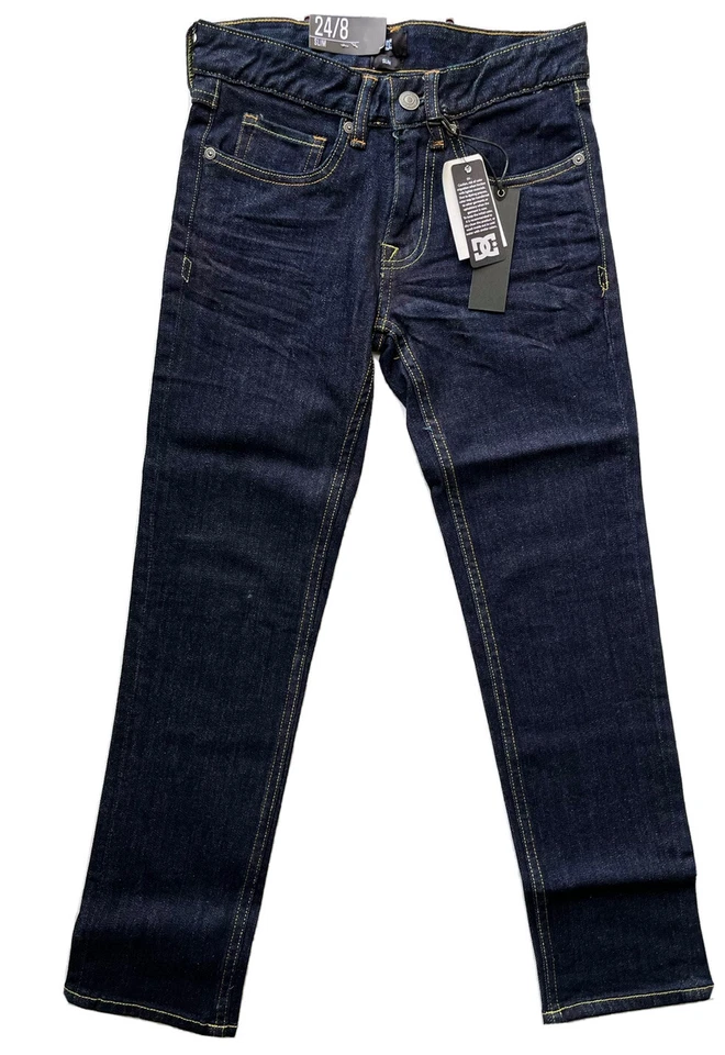 DC Shoes Niños Trabajadores Pantalones Ajustados Talla 24 (8) Caqui Algodón Elástico Patín Chino Foto 3 de 4