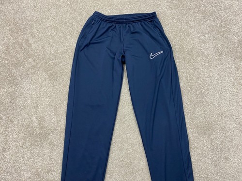 NIKE Dri-Fit Track bottom joggers Blue polyester Size large W32" L28" - Picture 4 of 18