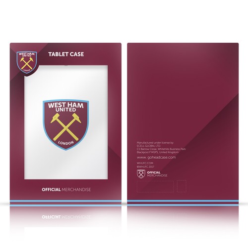 OFFICIAL WEST HAM UNITED FC RETRO CREST SOFT GEL CASE FOR APPLE SAMSUNG KINDLE - Picture 7 of 10