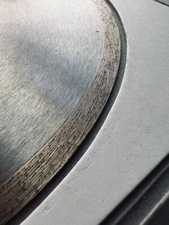 TechDiamondTools 12 inch Continuous Rim Diamond Blade for Porcelain, Tile, Stone